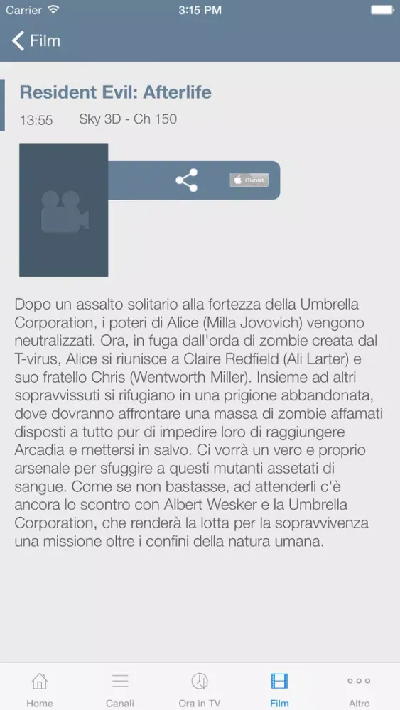 Capturas de pantalla de Televisione Italiana