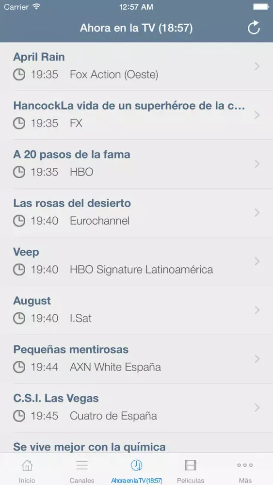 Capturas de pantalla de Televisión de Panamá Guía