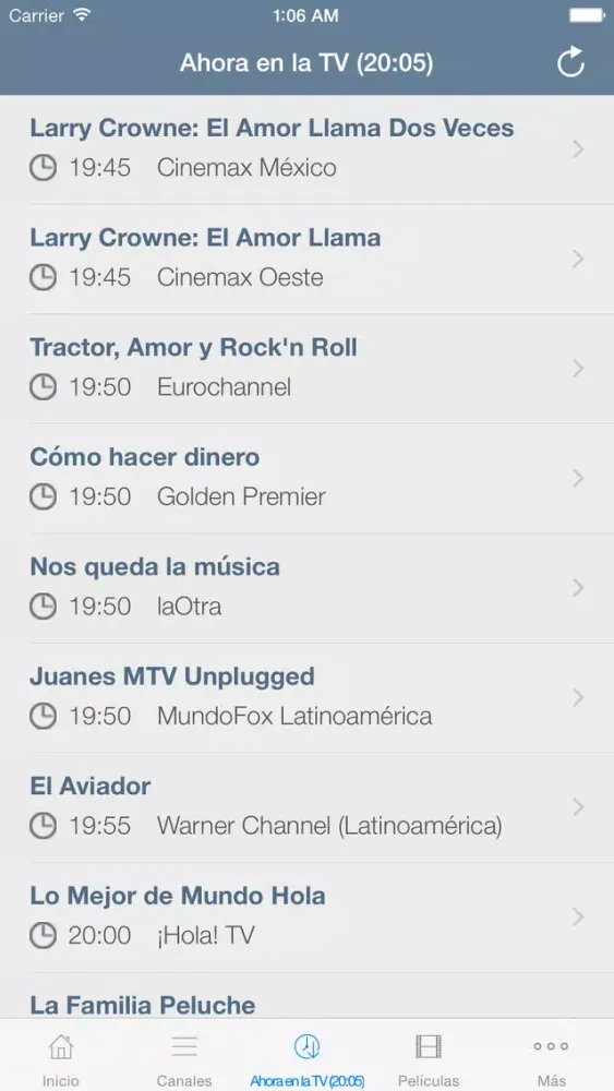 Скриншоты Televisión de Puerto Rico Guía