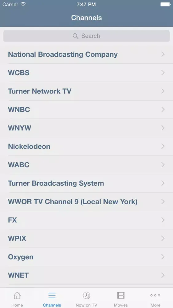 Capturas de tela do Television for New York