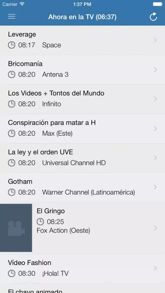Tangkapan layar Televisión de Honduras HN