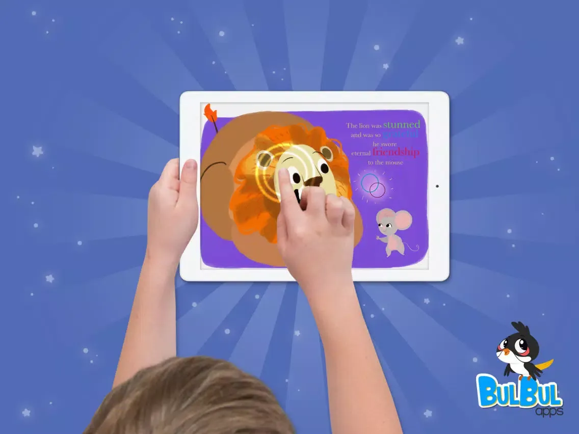 Capturas de tela do The lion and the mouse - HD iPad 