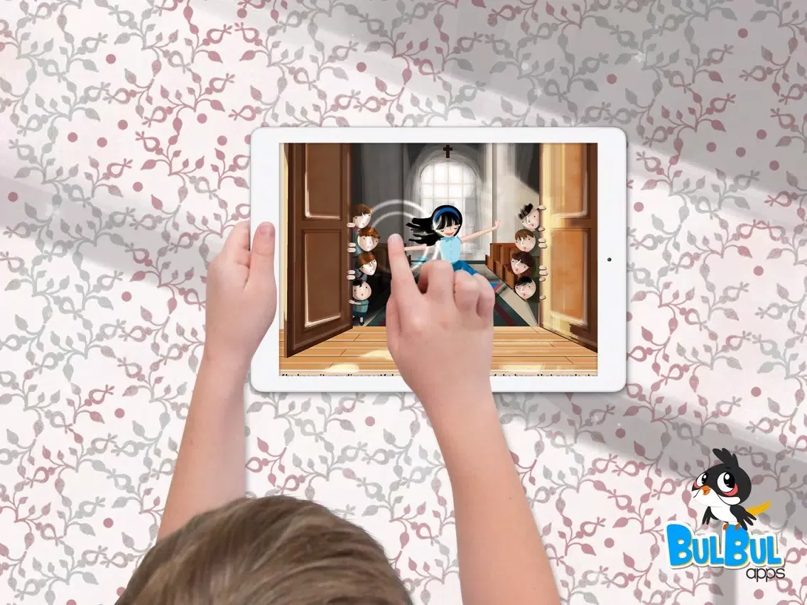 تصاویر Girl in Red Shoes Kids Story iPad 