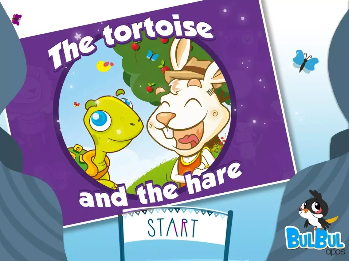 Tortoise and the Hare Aesop’s Fable iPad 應用截圖