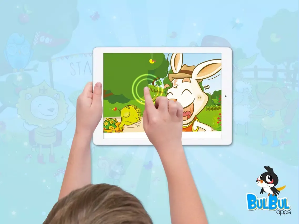 Tortoise and the Hare Aesop’s Fable iPad 應用截圖