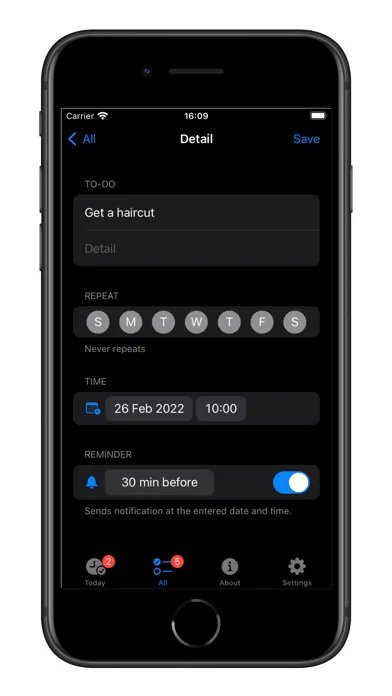 ภาพหน้าจอของ Daily - To-Do