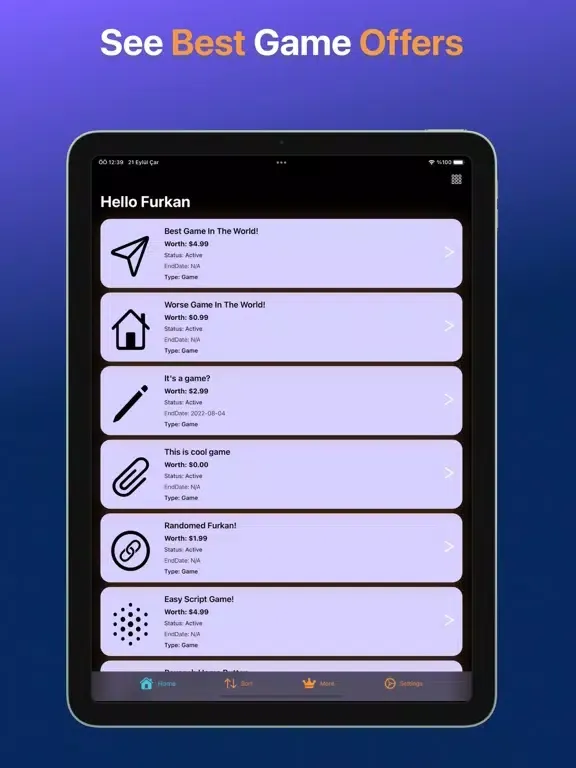 Zrzuty ekranu Best Game Deal App by Gamella iPad 