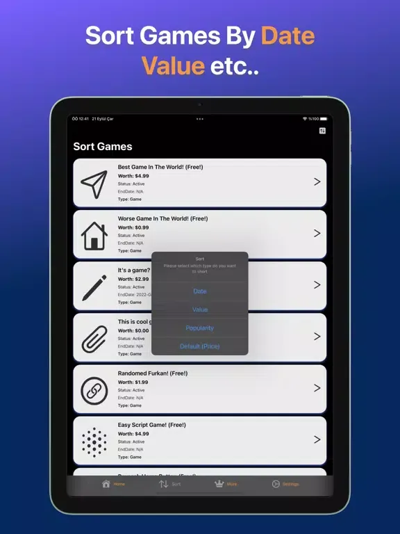 Zrzuty ekranu Best Game Deal App by Gamella iPad 
