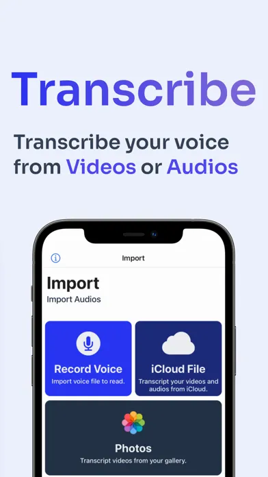ภาพหน้าจอของ Speech To Text & Transcription