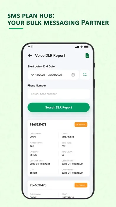 Zrzuty ekranu Bulk Sms Plans