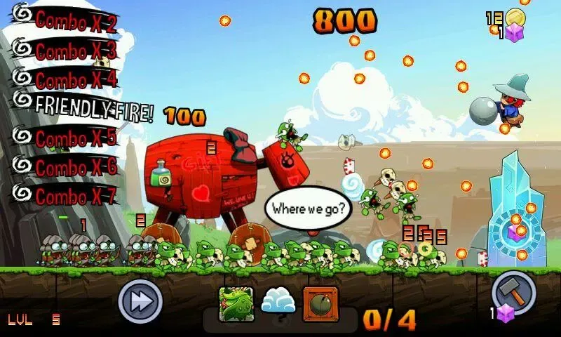 Capturas de tela do Goblins Rush!