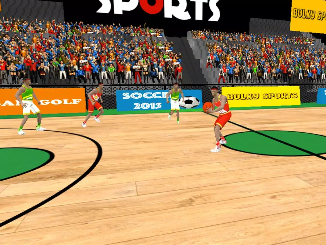 Ảnh chụp màn hình của Basketball 2016 - Real basketball slam dunk challenges and trainings by BULKY SPORTS iPad 