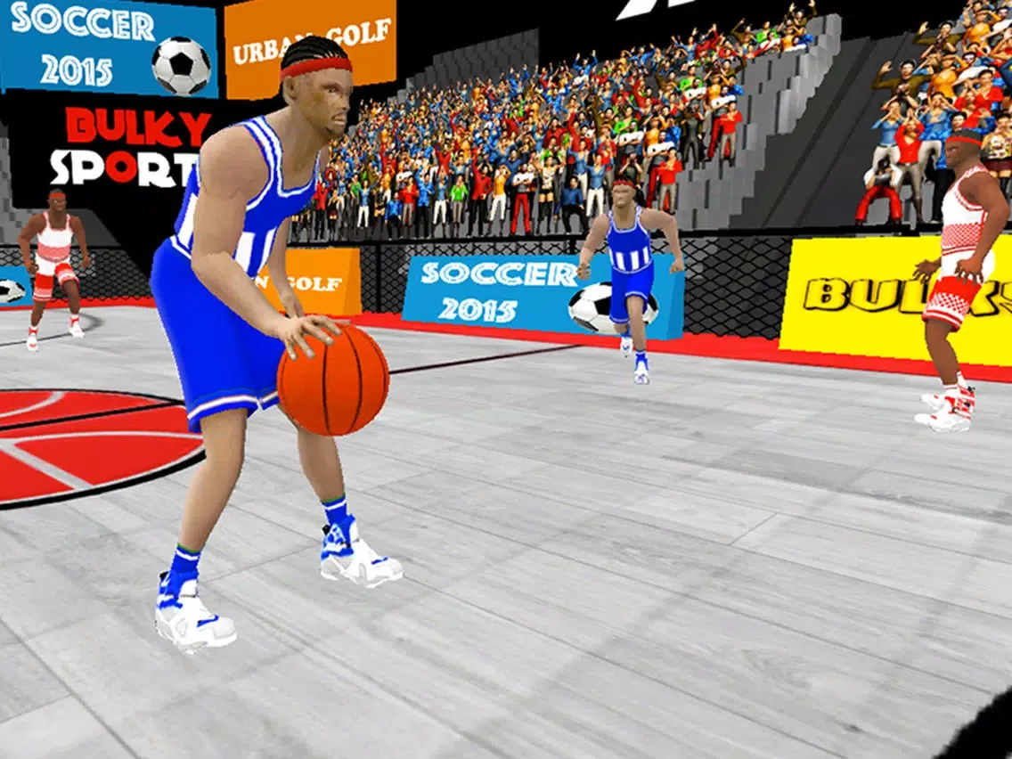 Ảnh chụp màn hình của Basketball 2016 - Real basketball slam dunk challenges and trainings by BULKY SPORTS iPad 