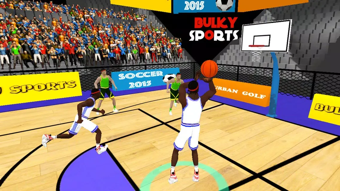 Ảnh chụp màn hình của Basketball 2016 - Real basketball slam dunk challenges and trainings by BULKY SPORTS