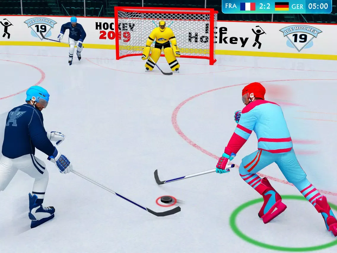 Capturas de tela do Ice Hockey Games: Nation Champ iPad 