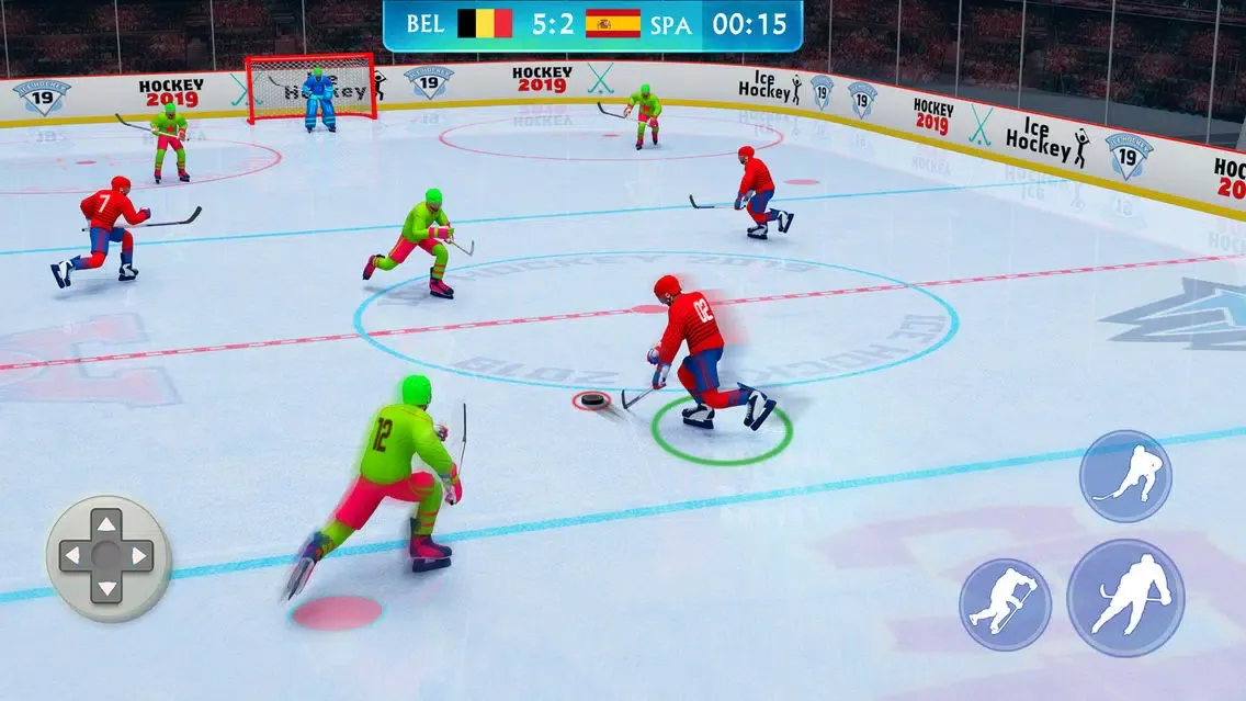Capturas de tela do Ice Hockey Games: Nation Champ