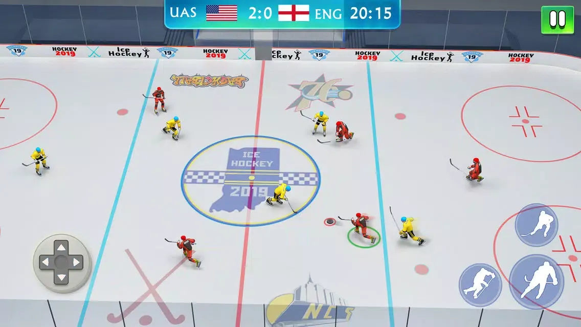 Capturas de tela do Ice Hockey Games: Nation Champ
