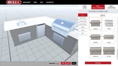 ภาพหน้าจอของ 3D Outdoor Kitchen Designer