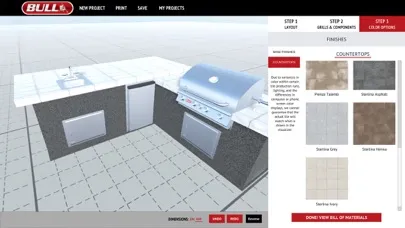ภาพหน้าจอของ 3D Outdoor Kitchen Designer