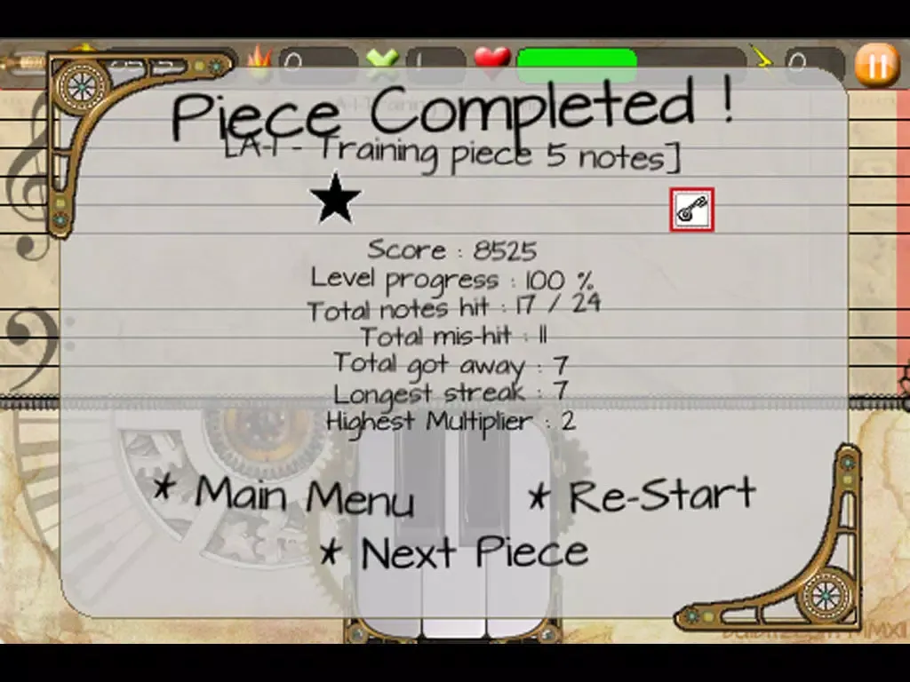 Attack of the piano lite iPad  Screenshots