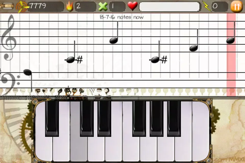 Attack of the piano lite Screenshots