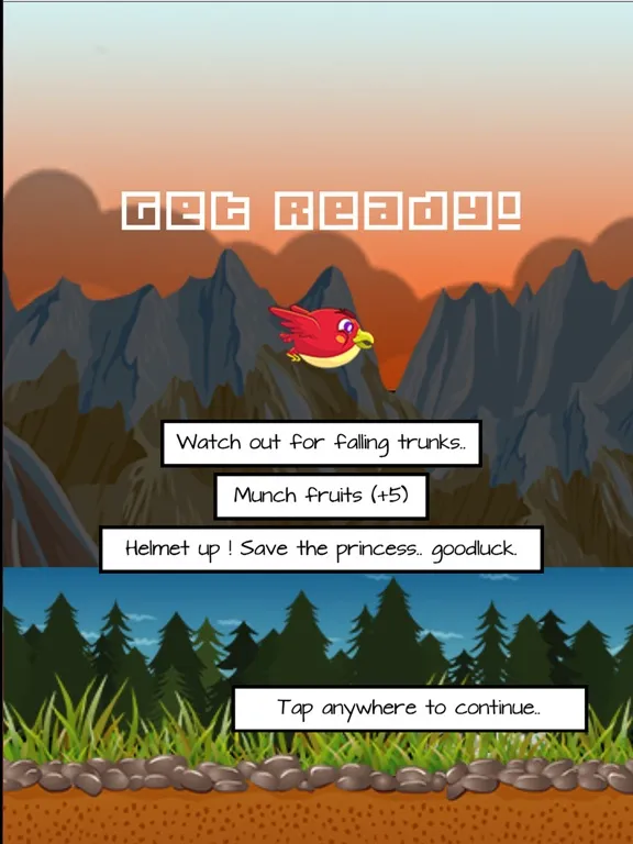 Chirpy - Helmet Head Bird iPad Screenshots