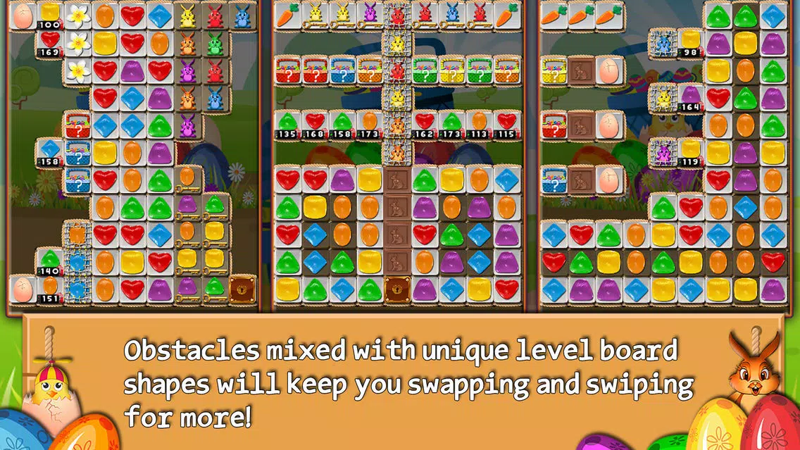 Bunny Drops - Match three puzzle Ekran Görüntüleri