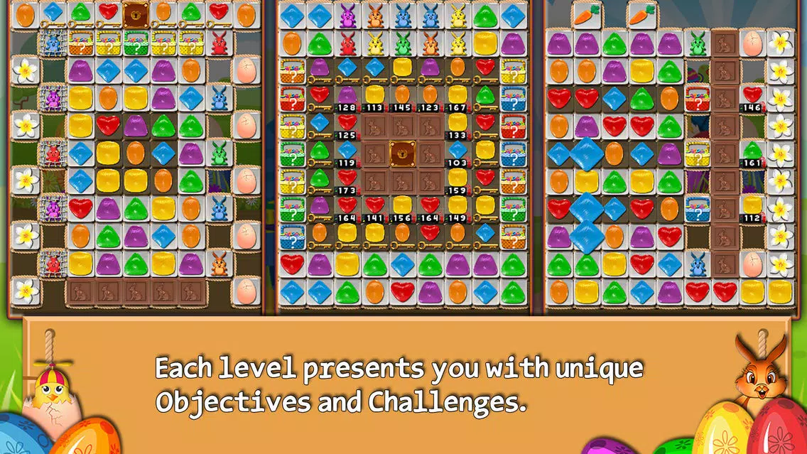 Bunny Drops - Match three puzzle Ekran Görüntüleri