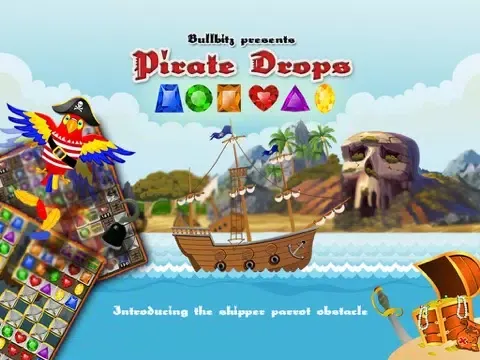Tangkapan layar Pirate Drops - Match three puzzle iPad 