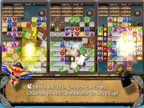 Tangkapan layar Pirate Drops - Match three puzzle iPad 