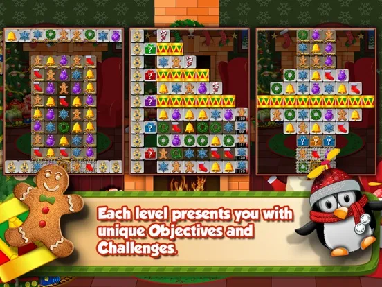 Christmas Drops 2 - Match three puzzle iPad  Screenshots