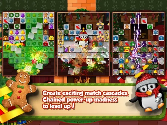 Christmas Drops 2 - Match three puzzle iPad  Screenshots