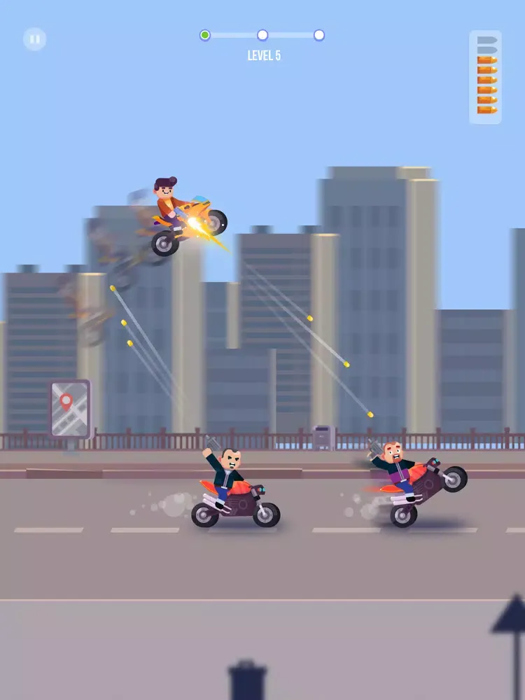 Bullet biker iPad  スクリーンショット