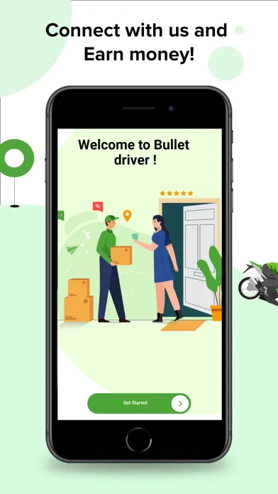 Tangkapan skrin Bullet Express Courier Driver