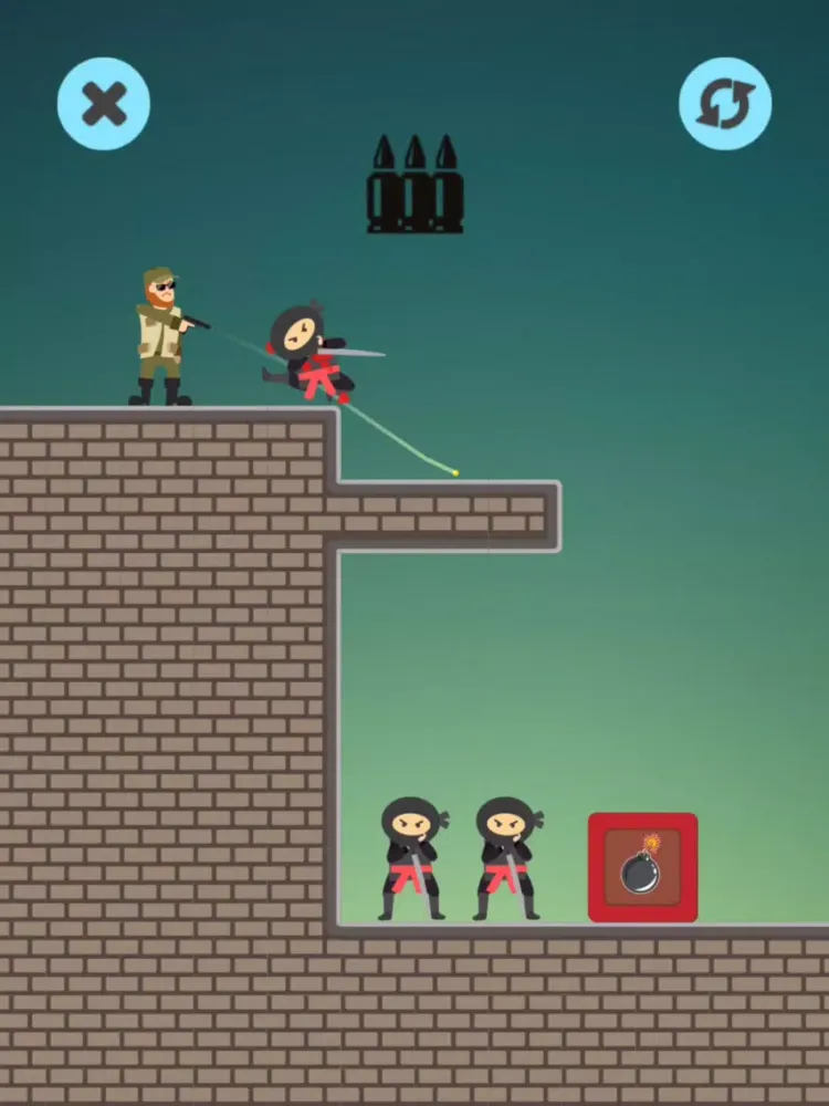 Mr Shooter - Puzzling Bullet iPad  سکرین شاٹس
