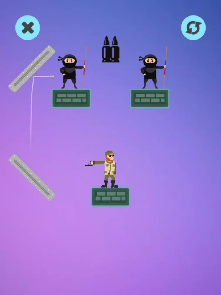 Mr Shooter - Puzzling Bullet iPad  سکرین شاٹس