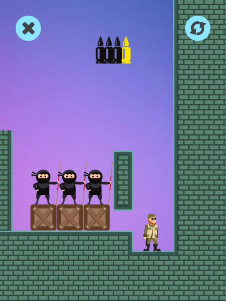Mr Shooter - Puzzling Bullet iPad  سکرین شاٹس