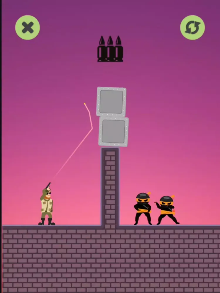 Mr Shooter - Puzzling Bullet iPad  سکرین شاٹس