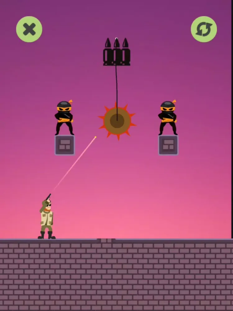 Mr Shooter - Puzzling Bullet iPad  سکرین شاٹس