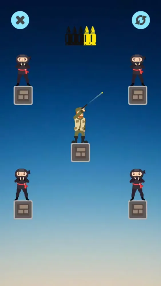 Mr Shooter - Puzzling Bullet سکرین شاٹس