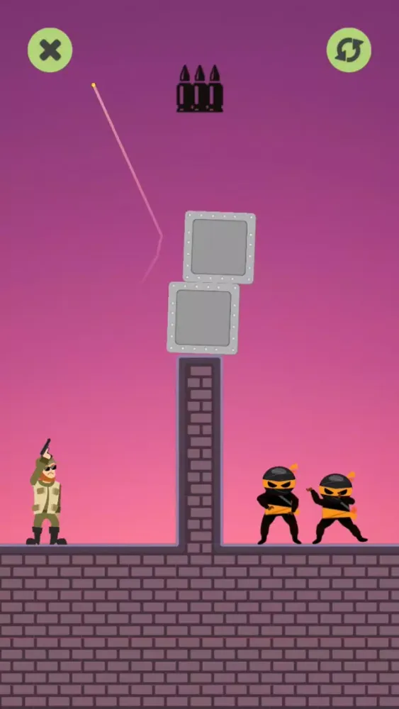 Mr Shooter - Puzzling Bullet سکرین شاٹس