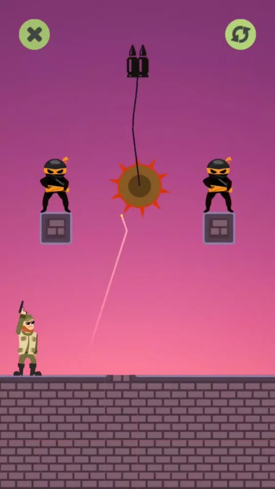 Mr Shooter - Puzzling Bullet سکرین شاٹس