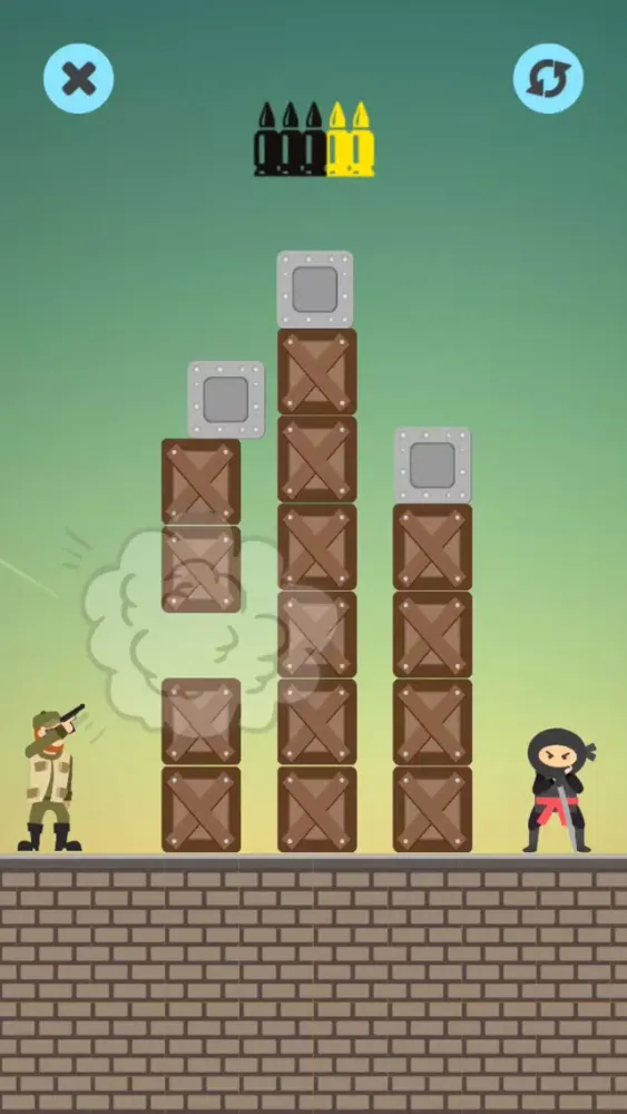 Mr Shooter - Puzzling Bullet سکرین شاٹس