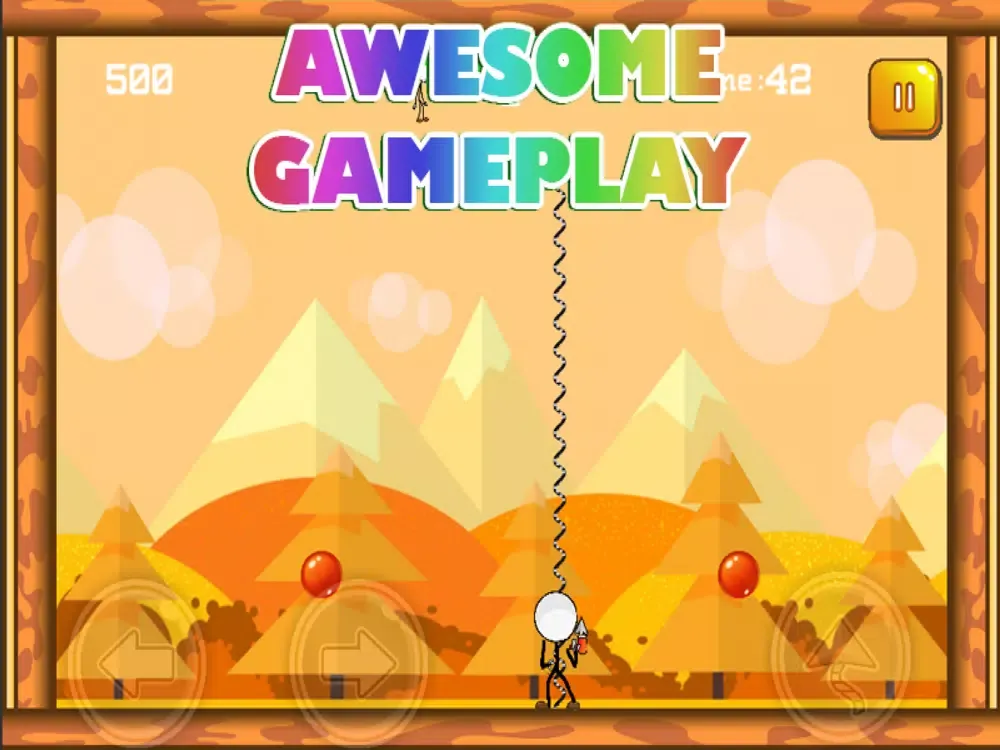 ภาพหน้าจอของ Henry Stickman Bullet Man iPad 