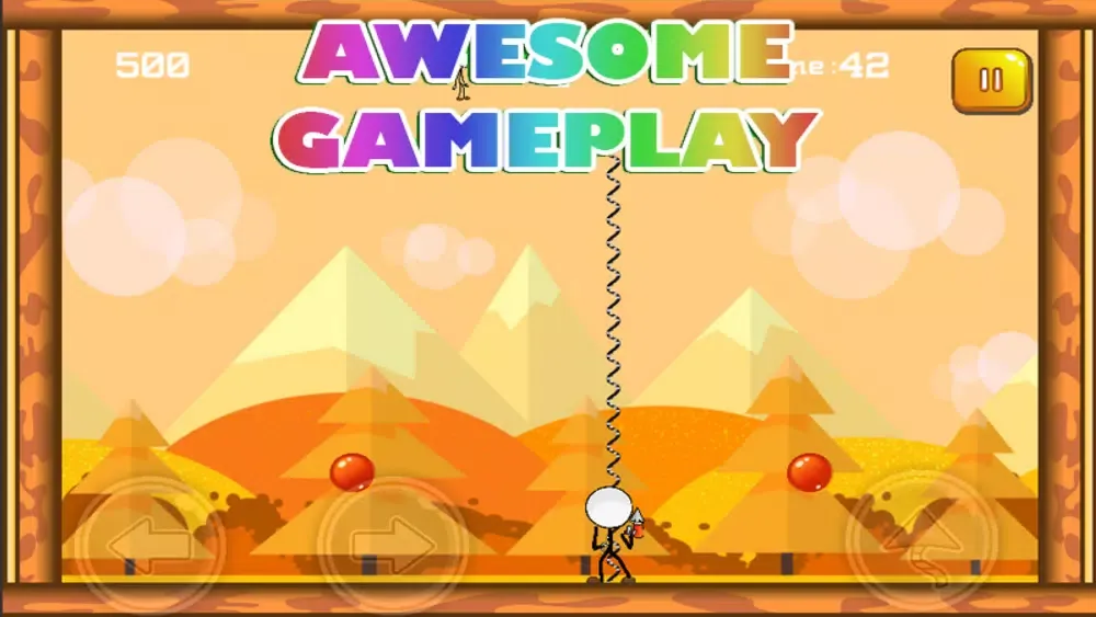 ภาพหน้าจอของ Henry Stickman Bullet Man