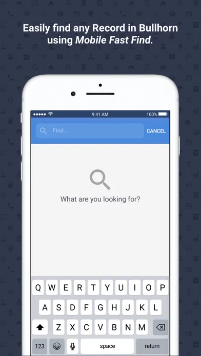 Tangkapan layar Bullhorn Mobile