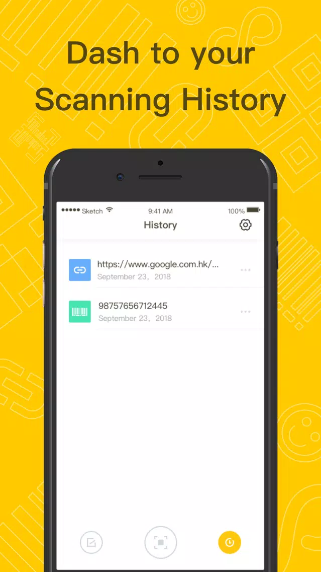 Capturas de tela do QR Code Reader & Scanner App