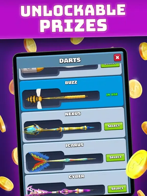 Capturas de tela do Darts Tournament - Real Money iPad 