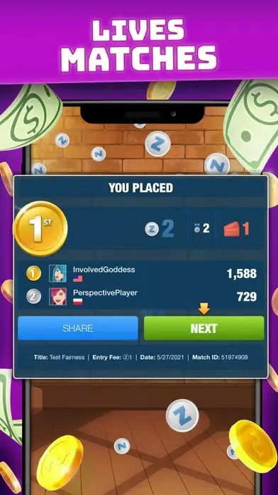 Capturas de tela do Darts Tournament - Real Money