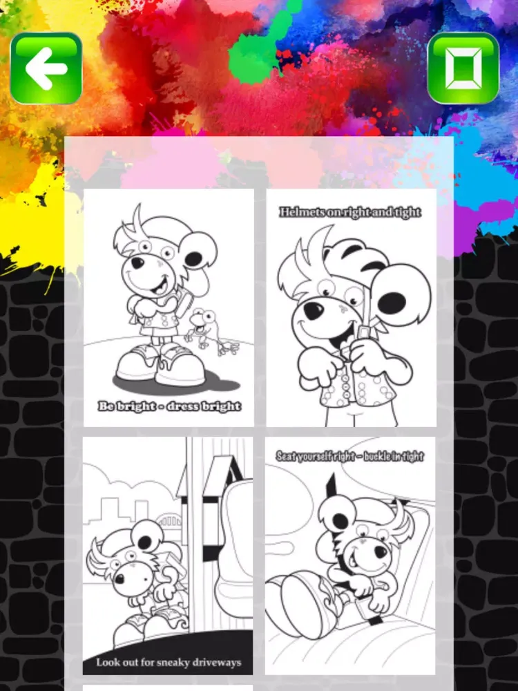 Zrzuty ekranu Ruben the Road Safety Bear: Paint iPad 